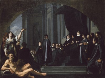 The Senators of Florence Swearing Allegiance to the Grand Duke of Tuscany, 17th century by Justus Sustermans